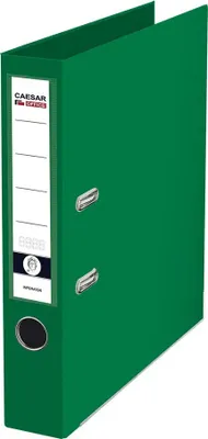 Image de Classeur à levier A4 Centra, semi-plastique, dos 5 cm, avec rail, vert