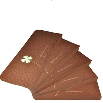 5er Set selbstklebende Treppenmatten 55x22 cm dunkelbraun