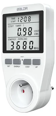 Image de Wattmètre monophasé Baldr BD-990 blanc