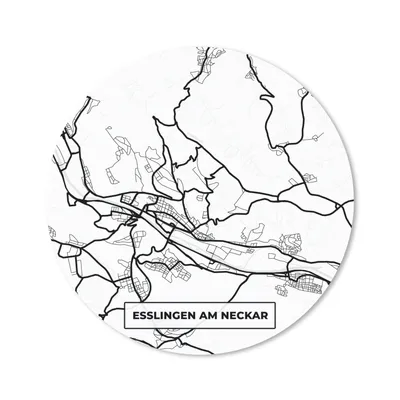 Produktbild von MuchoWow® Mauspad Mousepad Esslingen am Neckar - Karte - Stadtplan 50x50 cm - Mousepads - Maus Mat - Pad - Mausunterlage - Vinyl
