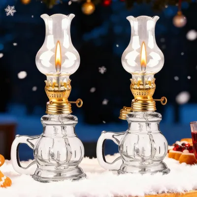 Immagine prodotto di 2 lampade a petrolio per interni, stile vintage