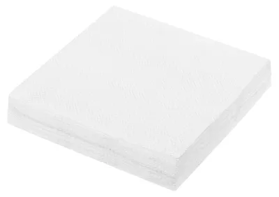 Produktbild von 400x Servietten Prägeservietten 1-lagig 33 x 33 cm weiß gute Qualität