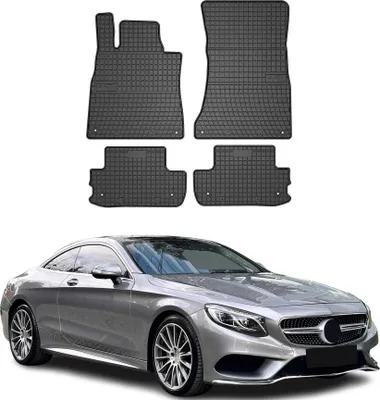 Immagine prodotto di 2013-2020 Mercedes Classe S W222 Coupé Tappetini in gomma nera 4 pz