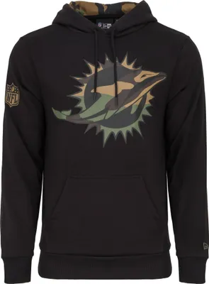 Produktbild von New Era Fleece Hoody - NFL Miami Dolphins schwarz camo - XL