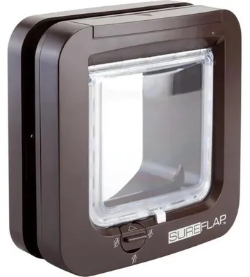 Produktbild von Trixie SureFlap Freilauftür mit Mikrochiperkennung 21 × 21 cm, braun
