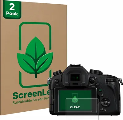 Produktbild von 2x ScreenLeaf Schutzfolie für Panasonic Lumix DMC-FZ1000 Displayschutz Display Schutz Folie Klar Transparent