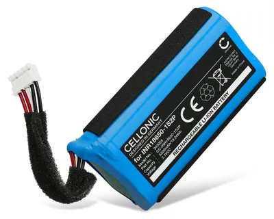 Produktbild von CELLONIC 1x Akku für Lautsprecher Kompatibel mit Teufel ROCKSTER GO 2, INR18650-1S2P - (5200mAh, 3.7V)