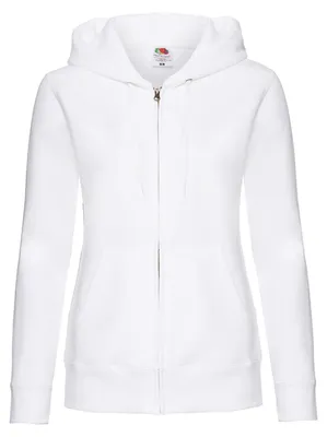 Produktbild von Fruit of the Loom - "Premium Sweat" Kapuzenpullover für Damen LT2024 (M) (Weiß)