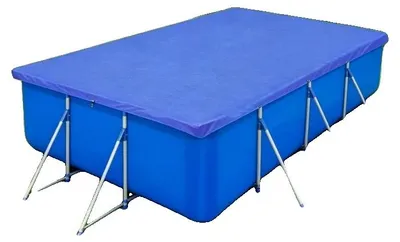 Imagen del producto de Cubierta para piscina, 100% polietileno, 540x270 cm, 90 g/m², protección contra suciedad y hojas, resistente