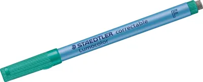 Produktbild von STAEDTLER Folienstift Lumocolor correc F grün 10 Stück