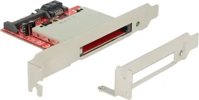 Productafbeelding van DELOCK 91495, CFast, CFast 2.0, Zwart, Rood, Zilver, SATA, Doos