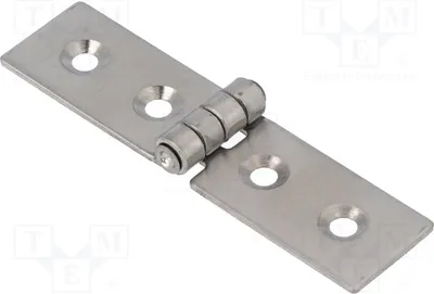 Produktbild von Scharnier; B: 20mm; A2 Edelstahl; H: 80mm ZAW-A-80X20X1.5-A2 Scharniere