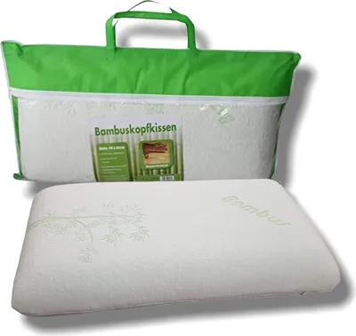 Produktbild von 70x40cm Bambus Multifunktionskissen  Wellness Kissen orthopädisches Kopfkissen soft Memory Schaum Bambuskissen Nackenkissen  Memoryschaum