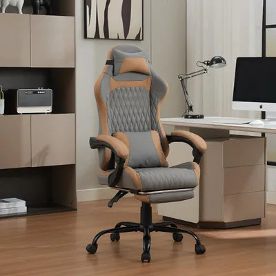 Produktbild von Ergonomischer Luxus-Gaming-Stuhl mit Lordosenstütze für PC und Büro