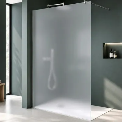 Produktbild von Mai & Mai 140x200cm Walk-In Dusche Duschwand für Dusche Duschabtrennung ESG-Sicherheitsglas 8mm NANO Glas BRAM3 Bremen1VS