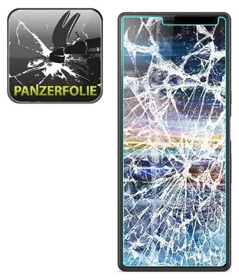 Produktbild von 2x Panzerfolie für Sony Xperia 10 ANTI-SCHOCK Displayschutz Displayfolie HD KLAR