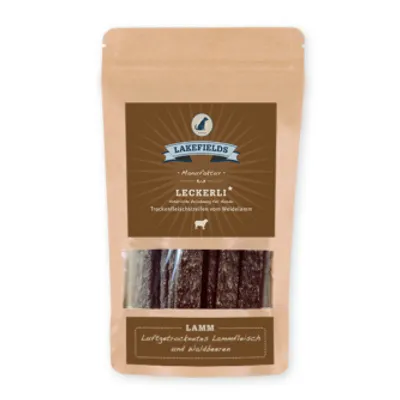 Produktbild von Lakefields Trockenfleischstreifen vom Weidelamm, 150 g