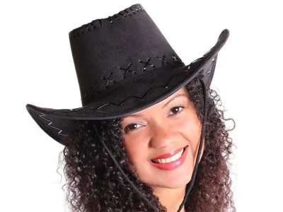 Produktbild von Western Cowboy Hut - Westernhut - Wild West Hut - Cowboyhut schwarz