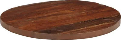 Produktbild von vidaXL Tischplatte Ø 90x3,8 cm Rund Altholz Massiv
