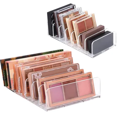 Produktbild von Set mit 2 Kosmetik-Organizern mit je 7 Fächern – Make-up- und Kosmetik-Organizer mit Schublade für Schlafzimmer, Schminktisch und Kleiderschrank