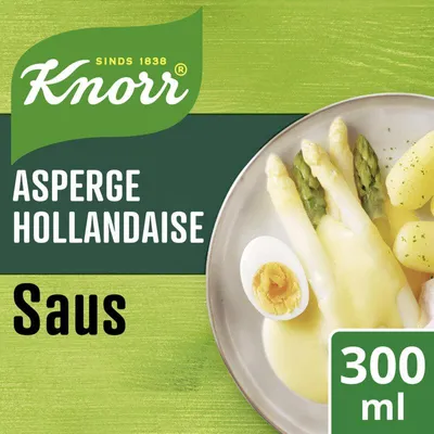 Zdjęcie produktu dla Knorr Asperge Hollandaise Sauce 300g – Kremowy klasyczny sos do szparagów i warzyw