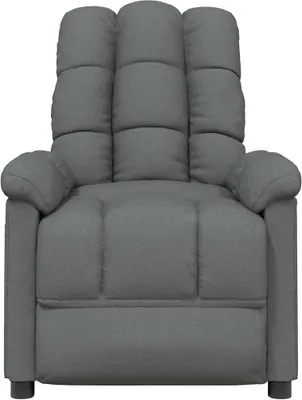 Produktbild von vidaXL Massagesessel Dunkelgrau Stoff