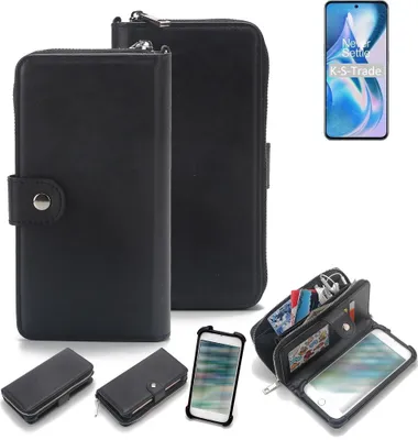 Produktbild von K-S-Trade 2in1 Handyhülle Schutzhülle kompatibel mit OnePlus Ace  & Portemonnee Cover Handy Hülle Case Etui Geldbörse Wallet Bookstyle Hülle