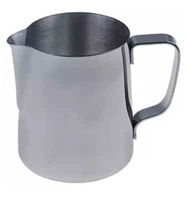 Produktbild von Aufschäumkännchen Milchkanne ohne Deckel H = 9,5 cmKapazität 0,35 l Edelstahl - Perfekter Milchschaum für Barista-Momente