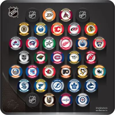 Obrázok produktu pre Plaketa pro fanouškovské puky NHL Wall Plaque Square