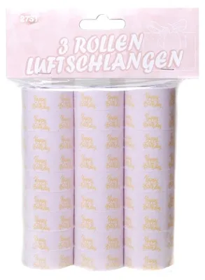 Produktbild von Luftschlangen Hochzeit Just Married