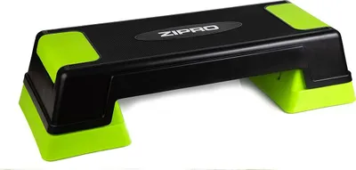 Image de Appareil de fitness Zipro Stepper Réglable en hauteur sur 2 niveaux Vélo d'appartement Noir-Vert