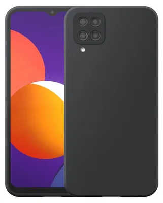 Obrázok produktu pre Vhodné pre telefón Samsung Galaxy M12 Pružné puzdro zo silikónového TPU - Pružný zadný kryt Puzdro zo silikónového TPU - Black - Smartphonics