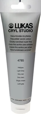 Produktbild von Lukas Cryl Studio Plastic Tube Acrylfarbe 125 ml Light Grey 1 stk
