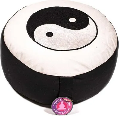 Produktbild von Meditationskissen | Yogakissen 33x17 cm Ying Yang