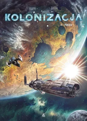 Immagine prodotto di Kolorowy komiks science fiction o kolonizacji kosmosu