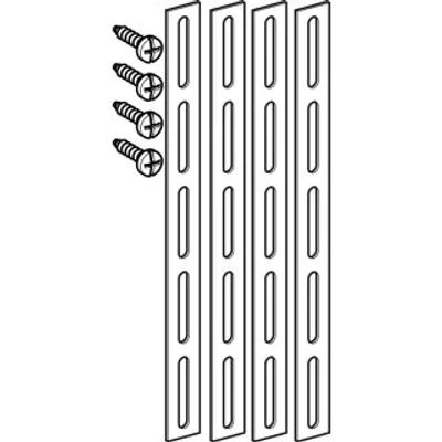 Produktbild von Geberit 241017001 Schlitzbandeisen mit Schrauben