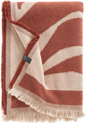 Produktbild von Schöner Wohnen Plaid View Farbe terra Größe 130x170