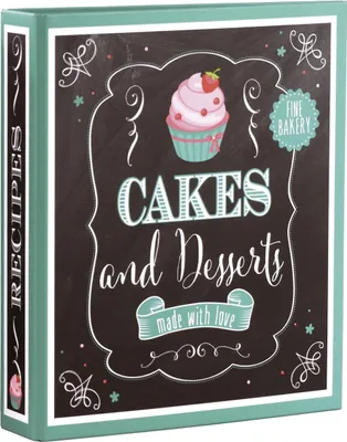 Produktbild von GOLDBUCH Kochrezeptbuch Ordner Cakes&Desserts