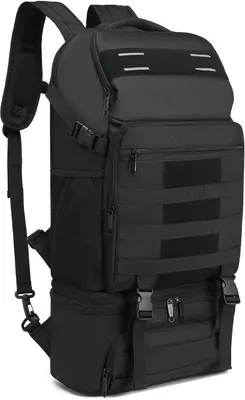 Productafbeelding van CarryQuest® - Koeltas rugzak met afneembare lunchtas, zwart