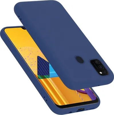Produktbild von Cadorabo Schutzhülle für Samsung Galaxy M21 / M30s Hülle in Blau Handyhülle Case Cover TPU Etui
