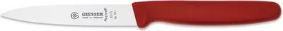Produktbild von Giesser Messer Gemüsemesser Spickmesser Officemesser Klinge mittelspitz glatt - 10 cm, Rot