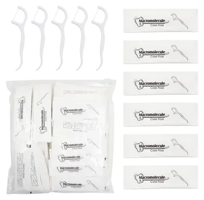 Imagen del producto de Set de 150 palitos de hilo dental para una limpieza profunda de los dientes