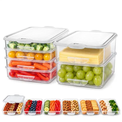 Vorratsdosen-Set 2er: 2er & 4er Fächer, 23×15,5×12,5 cm