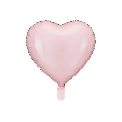 Produktbild von Folienballon Herz 45cm Hellrosa