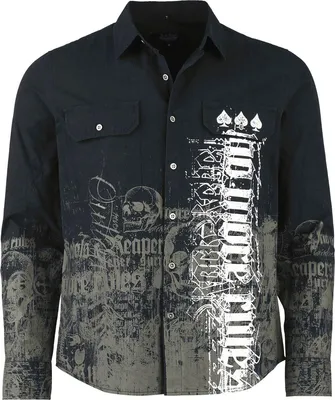 Produktbild von Rock Rebel by EMP Herren Rebels & Reapers schwarz XXL