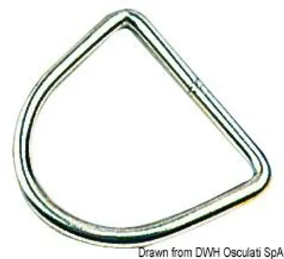 Produktbild von D-ring 5 x 25 mm Osculati 39.599.20