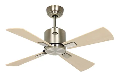 Obrázok produktu pre Energeticky úsporný stropný ventilátor s diaľkovým ovládaním Eco Neo III WiFi 92 cm mosadzné antické lopatky javor / buk