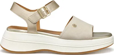 Produktbild von GEOX SPHERICA ECUB, Sandaletten in Beige, metallik für Damen, Größe 41