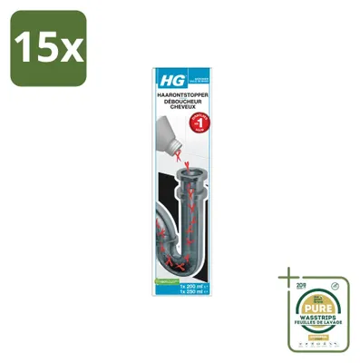 Produktbild von 15 x HG Haarontstopper - 450 ml - Vorratspackung - 15 Stücke