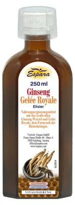 Obrázek produktu pro Espara Ginseng-Želatinový elixír, 250 ml